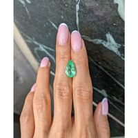 3.61 Ct. Emerald from Colombia Life Style