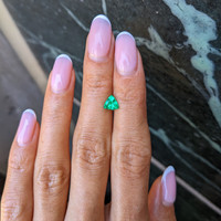 0.57 Ct. Emerald from Colombia Life Style