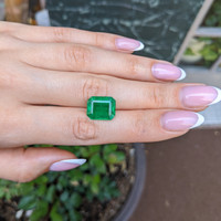 8.31 Ct. Emerald from Zambia Life Style