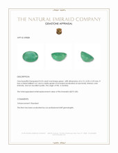 0.55 Ct. Emerald from Zambia Appraisal