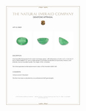 0.55 Ct. Emerald from Zambia Appraisal