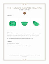 2.03 Ct. Emerald from Colombia Appraisal