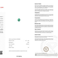 2.16 Ct. Emerald from Nigeria Scan Report