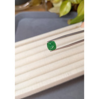 2.97 Ct. Cabochon Emerald from Zambia Life Style