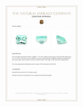 1.33 Ct. Emerald from Afghanistan Appraisal