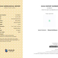 1.33 Ct. Emerald from Afghanistan Scan Report