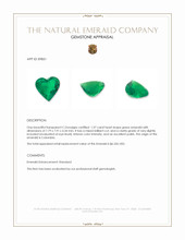 1.37 Ct. Emerald from Colombia Appraisal