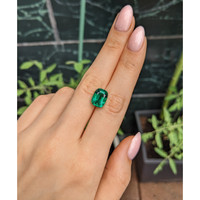 5.98 Ct. Emerald from Zambia Life Style