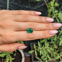 5.98 Ct. Emerald from Zambia Life Style