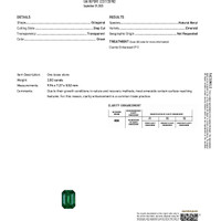 2.82 Ct. Emerald from Zambia Scan Report