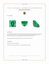 0.30 Ct. Emerald from Russia Appraisal