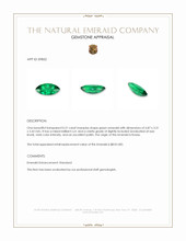 0.31 Ct. Emerald from Russia Appraisal