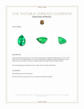 0.32 Ct. Emerald from Russia Appraisal