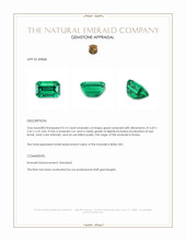 0.15 Ct. Emerald from Russia Appraisal