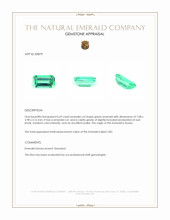 0.69 Ct. Emerald from Russia Appraisal