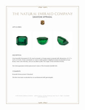 0.78 Ct. Emerald from Russia Appraisal