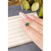 0.74 Ct. Emerald from Russia Life Style