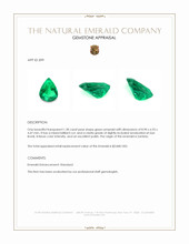 1.28 Ct. Emerald from Zambia Appraisal