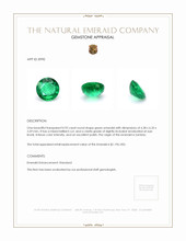 0.92 Ct. Emerald from Zambia Appraisal