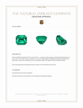 0.96 Ct. Emerald from Russia Appraisal