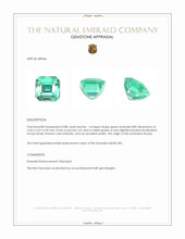 0.88 Ct. Emerald from Russia Appraisal