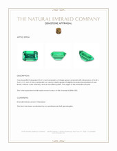 0.41 Ct. Emerald from Russia Appraisal