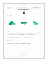 0.87 Ct. Emerald from Russia Appraisal