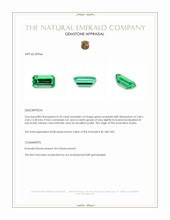 0.33 Ct. Emerald from Russia Appraisal