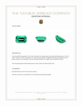 0.30 Ct. Emerald from Russia Appraisal