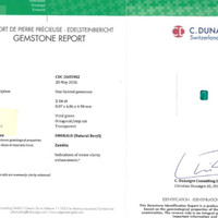 2.16 Ct. Emerald from Colombia Scan Report