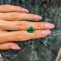 3.41 Ct. Emerald from Brazil Life Style