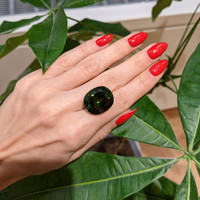 28.12 Ct. Chrome Tourmaline from Mozambique Life Style