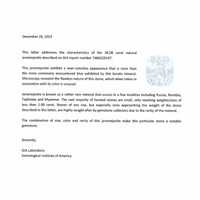 38.08 Ct. Jeremejevite from Madagascar Scan Report