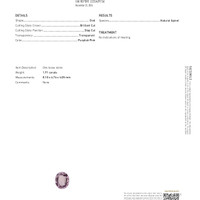 1.91 Ct. Spinel from Ceylon (Sri Lanka) Scan Report