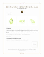 1.02 Ct. Chrysoberyl from Tanzania Appraisal