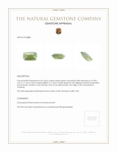 0.69 Ct. Chrysoberyl from Tanzania Appraisal