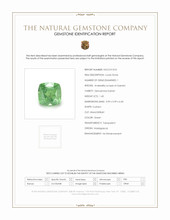 1.43 Ct. Demantoid Garnet from Madagascar Scan Report