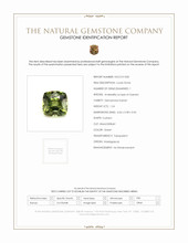 1.24 Ct. Demantoid Garnet from Madagascar Scan Report