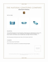 2.35 Ct. Zircon from Malawi Appraisal