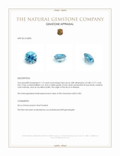 1.13 Ct. Zircon from Malawi Appraisal