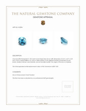 1.28 Ct. Zircon from Malawi Appraisal