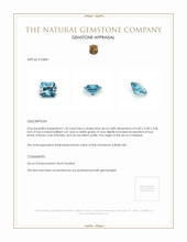 1.43 Ct. Zircon from Malawi Appraisal