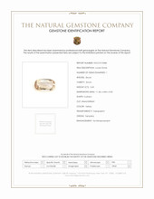 3.45 Ct. Yellow Zircon from Tanzania Scan Report