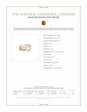3.45 Ct. Zircon from Tanzania Scan Report