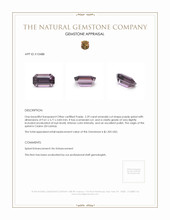2.39 Ct. Spinel from Ceylon (Sri Lanka) Appraisal
