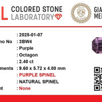 2.39 Ct. Spinel from Ceylon (Sri Lanka) Scan Report
