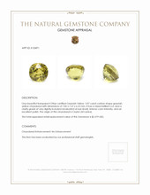 3.07 Ct. Chrysoberyl from Ceylon (Sri Lanka) Appraisal