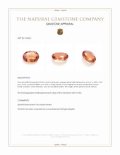 0.65 Ct. Spinel from South Africa Appraisal