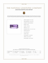 2.50 Ct. Amethyst from South America Scan Report