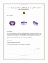 2.34 Ct. Amethyst from South America Appraisal